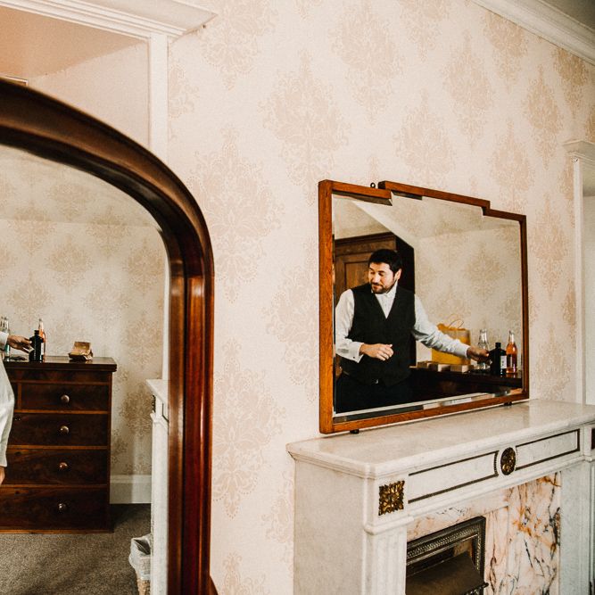 Morning Preparations | Welsh Boho Wedding | Carla Blain Photography | Exclusive Hire of Plas Gwynfryn