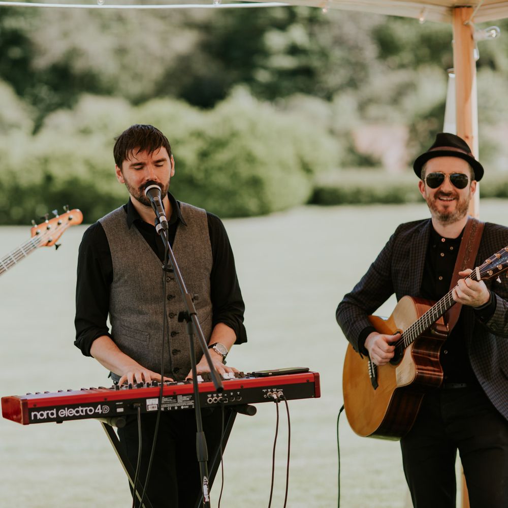 Wedding Band // Coastal Wedding In St Mawes Cornwall With Food By The Hidden Hut And Planning By Isla And Smith With Images From Enchanted Brides Photography