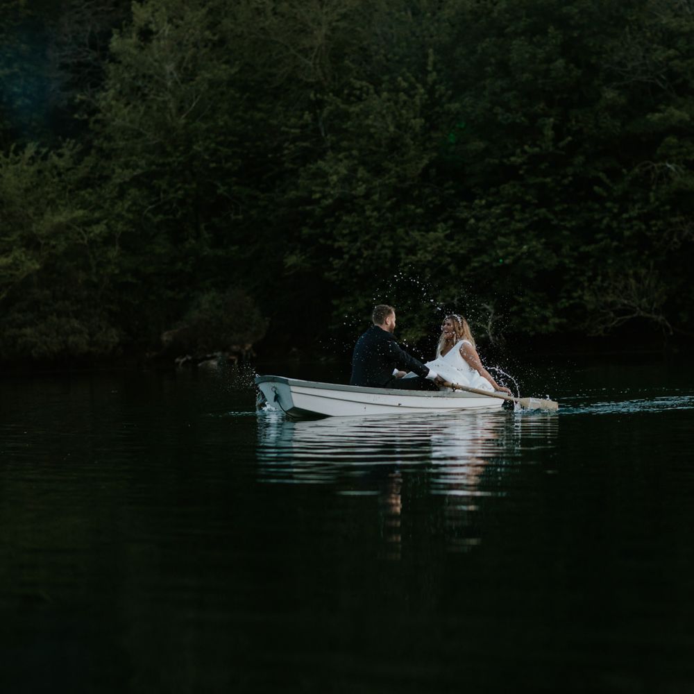 Coastal Wedding In St Mawes Cornwall With Food By The Hidden Hut And Planning By Isla And Smith With Images From Enchanted Brides Photography