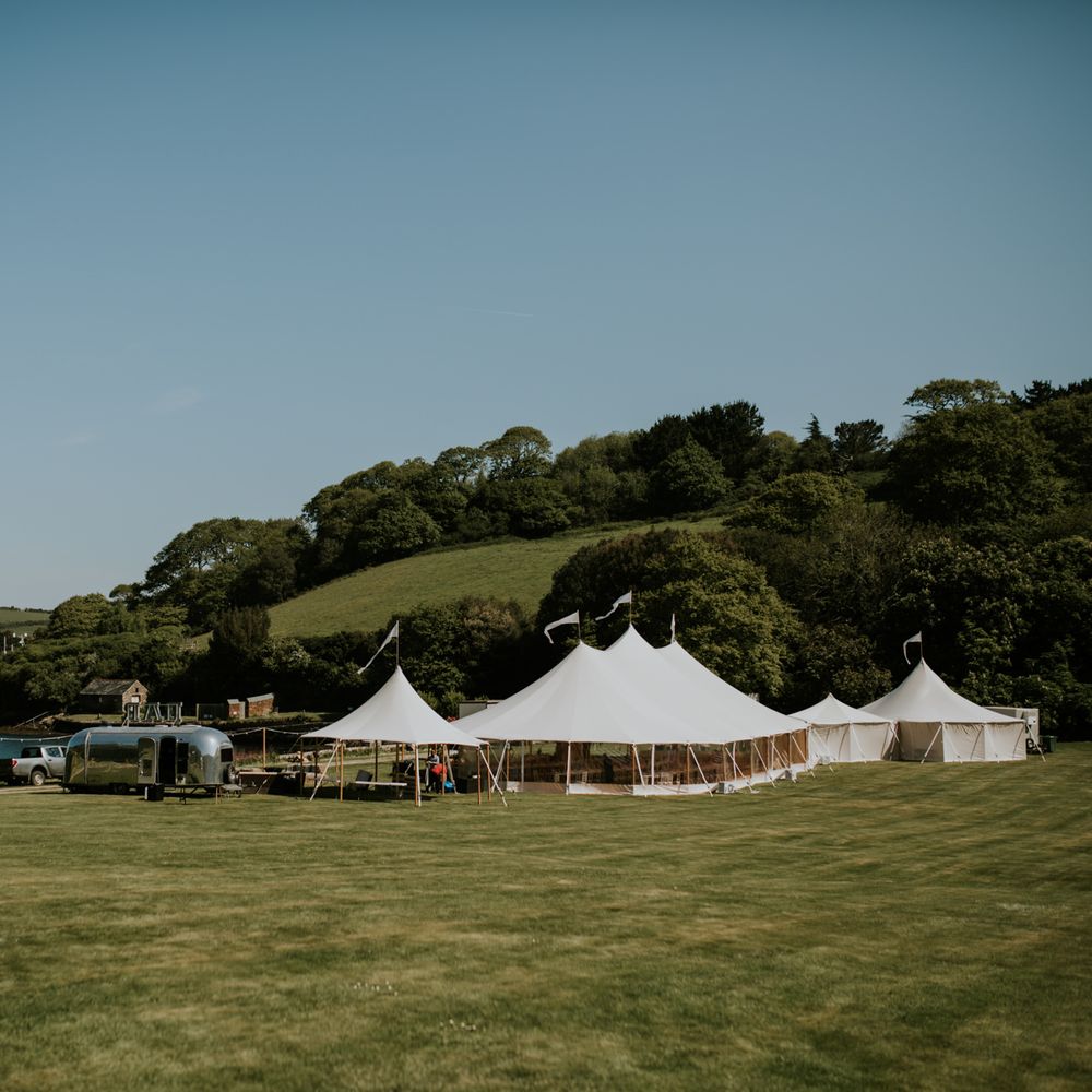 Sperry Tent Wedding By The Sea // Coastal Wedding In St Mawes Cornwall With Food By The Hidden Hut And Planning By Isla And Smith With Images From Enchanted Brides Photography