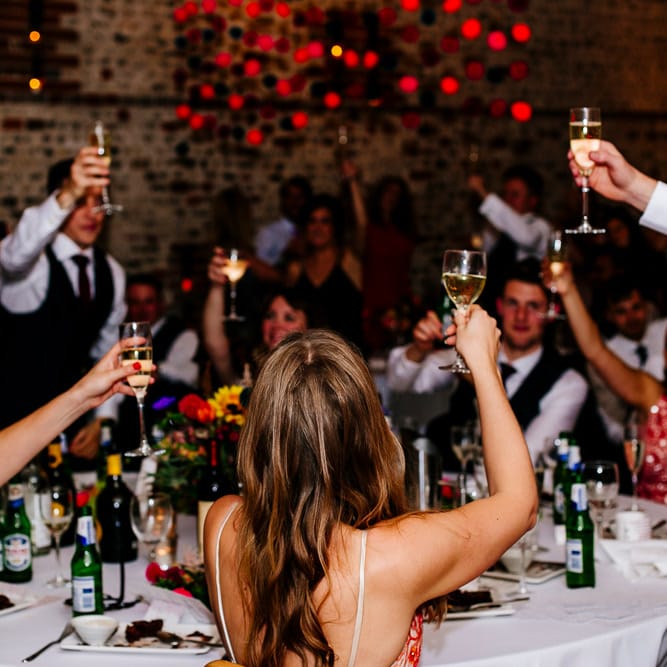 Colourful Alternative Winter Wedding at Upwaltham Barns, Sussex | Epic Love Story Photography