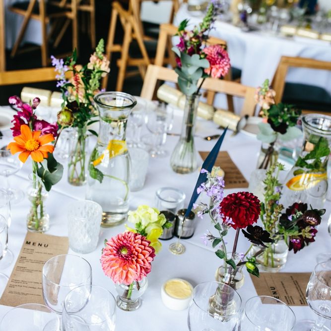 Stylish Rooftop Wedding At Ace Hotel Shoreditch // Image By Story Wedding Photography // Bride In Catherine Deane // Bobbi Brown Bridal