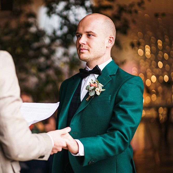 Grooms say their vows