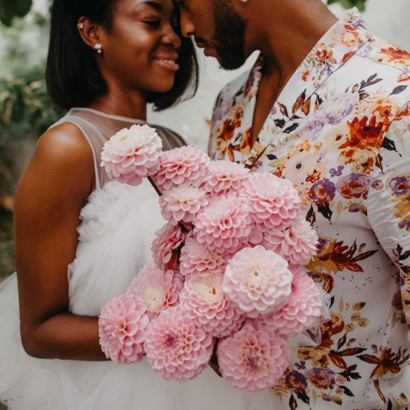 Topical wedding inspiration at Secret Garden Kent