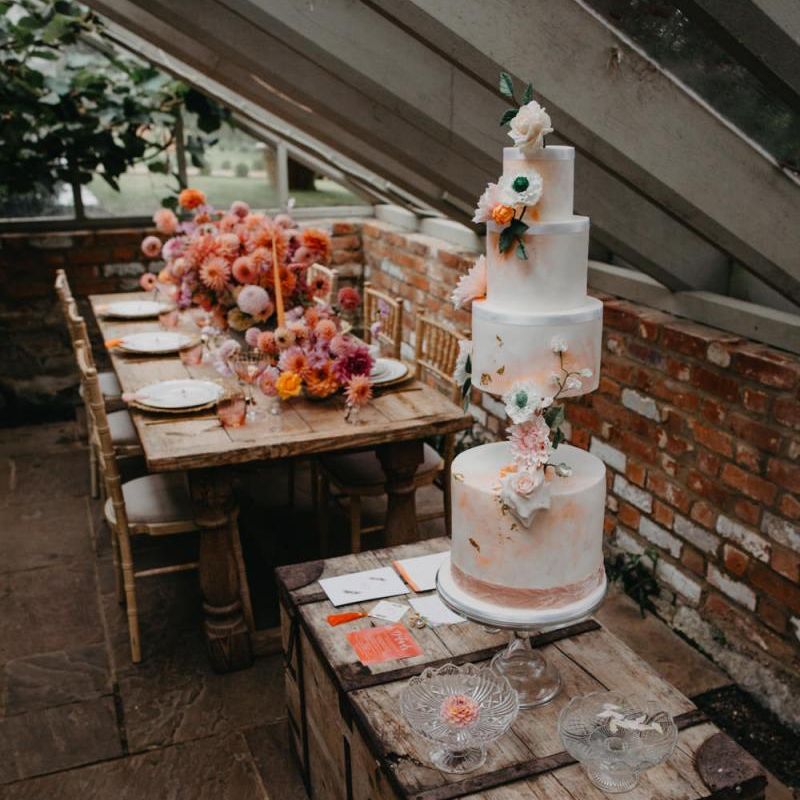 Wedding cake design by CB Cakery