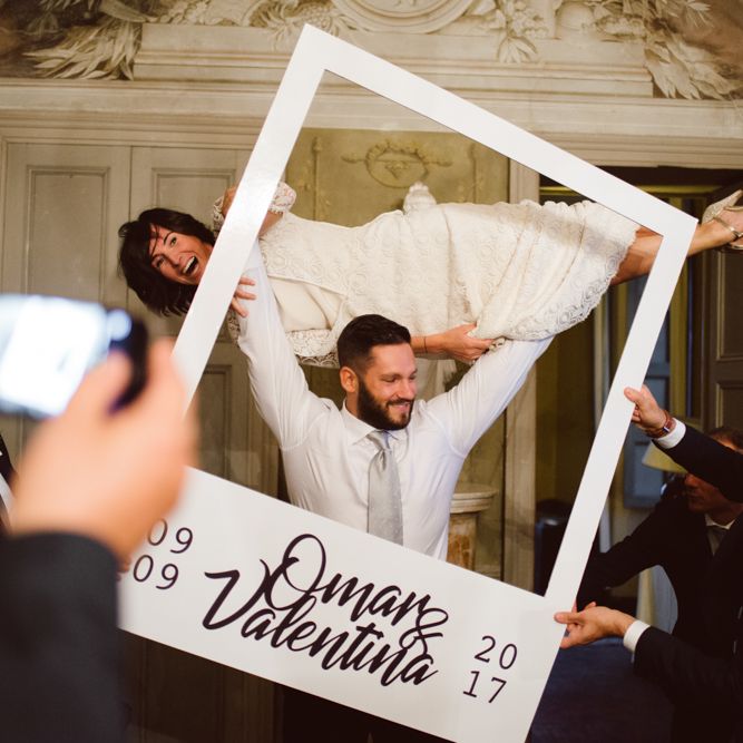 Bride in Laure De Sagazan Gown | Groom in Black Suit | Green &amp; White Bohemian Wedding in the Rain at Castello di San Sebastiano da Po, Italy | Margherita Calati Photography | Second Shooter Carlo Vittorio