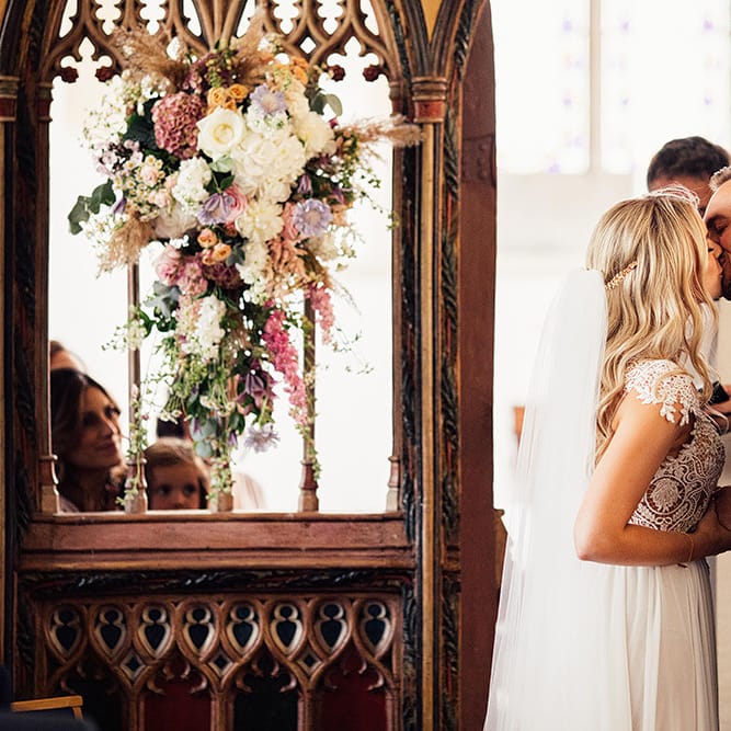 You may now kiss the bride moment