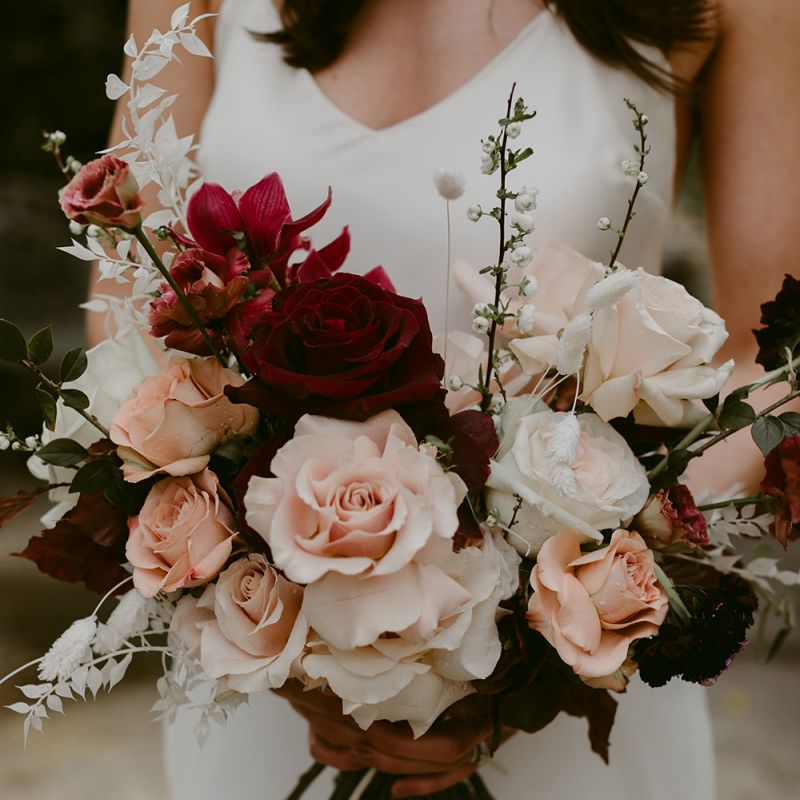 Winter wedding flowers