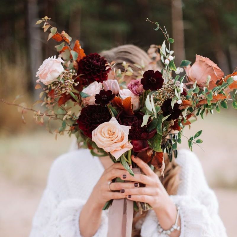 Winter wedding flowers