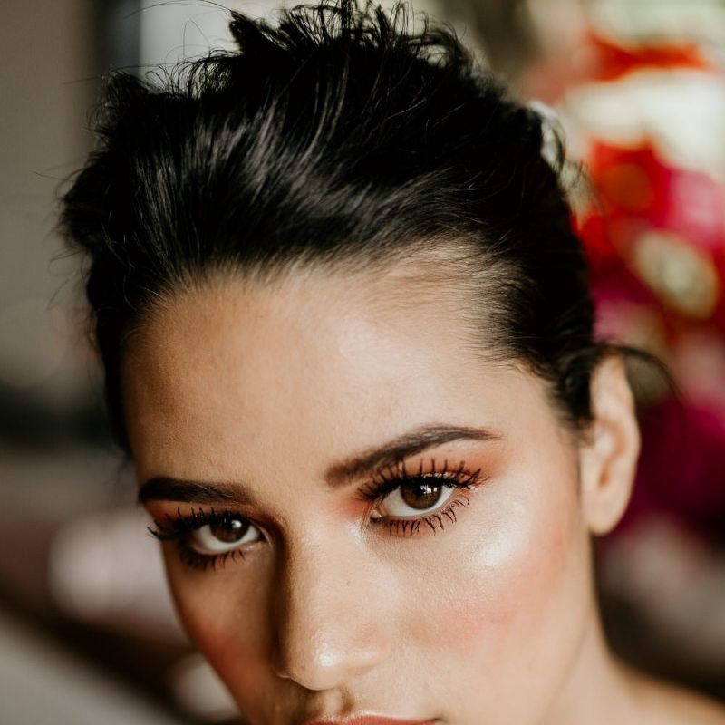 winter wedding make up