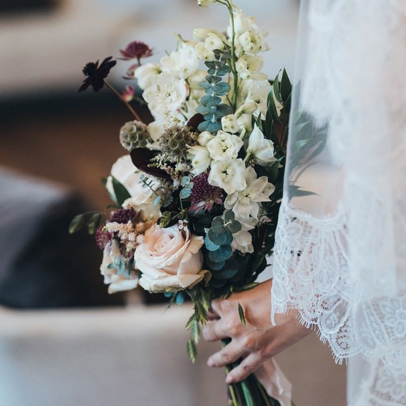 Winter wedding bouquet