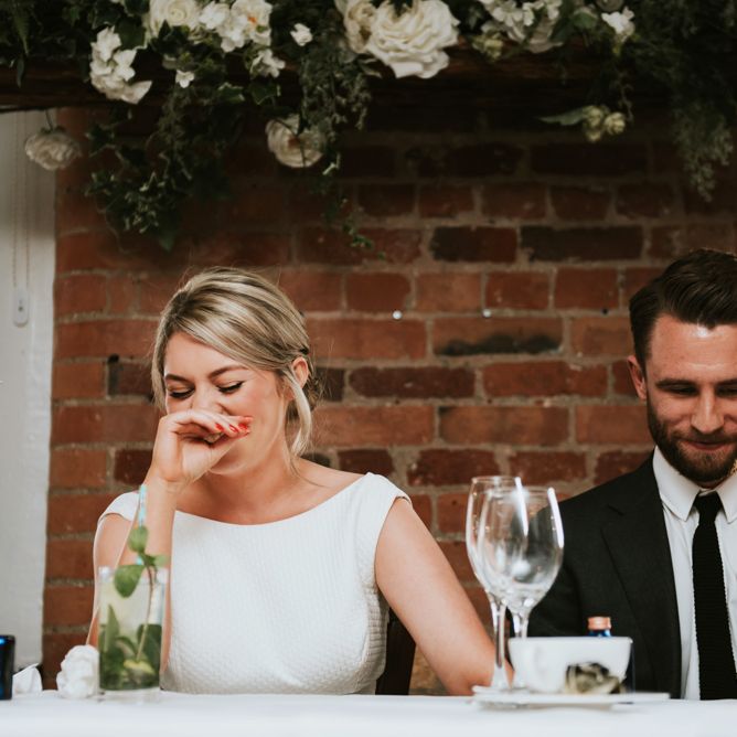 Bright wedding manicure