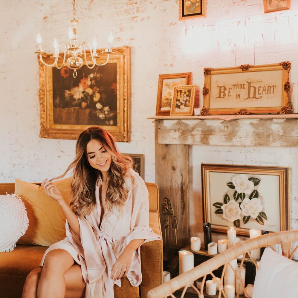 Wedding morning bridal preparations