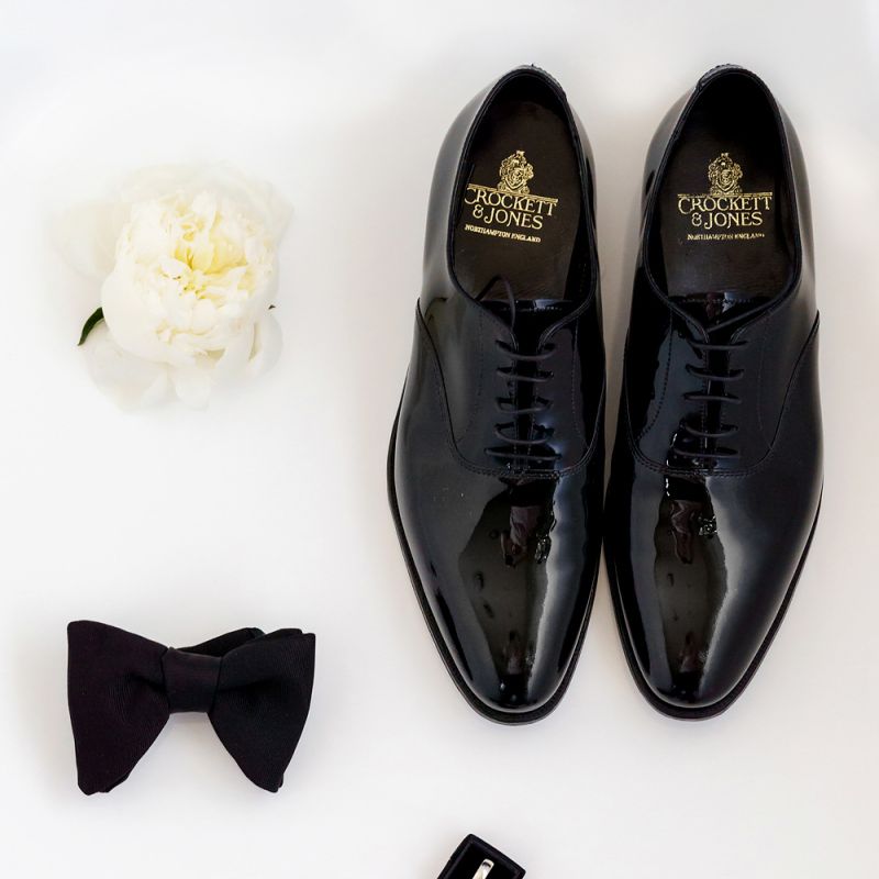 Grooms Wedding Shoes with Bow Tie