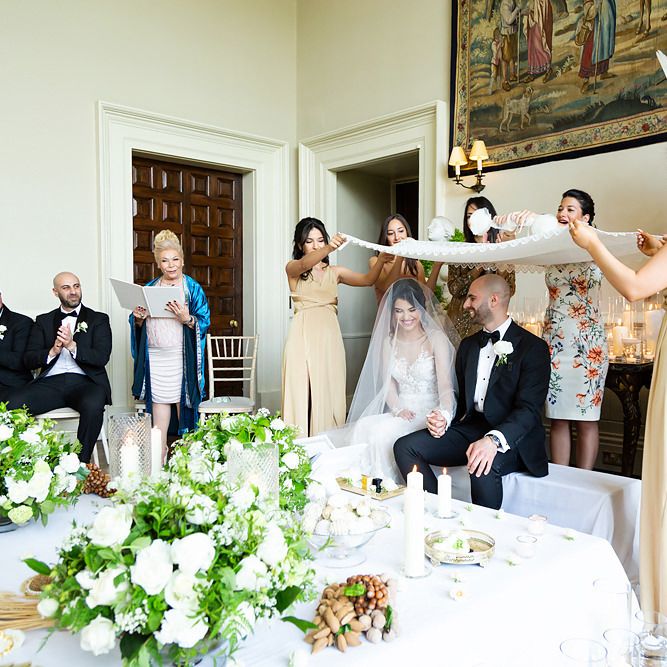 Persian/English Wedding Ceremony at Elmore Court