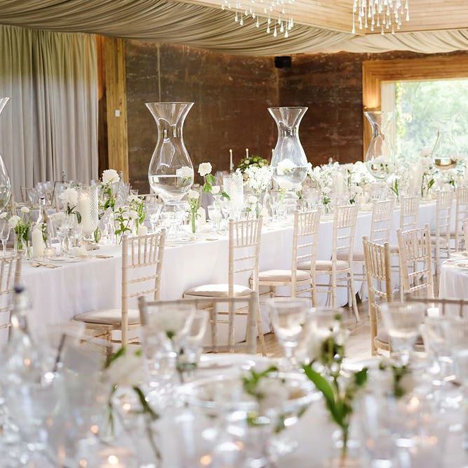 Elegant Wedding Reception at Elmore Court Wedding Venue