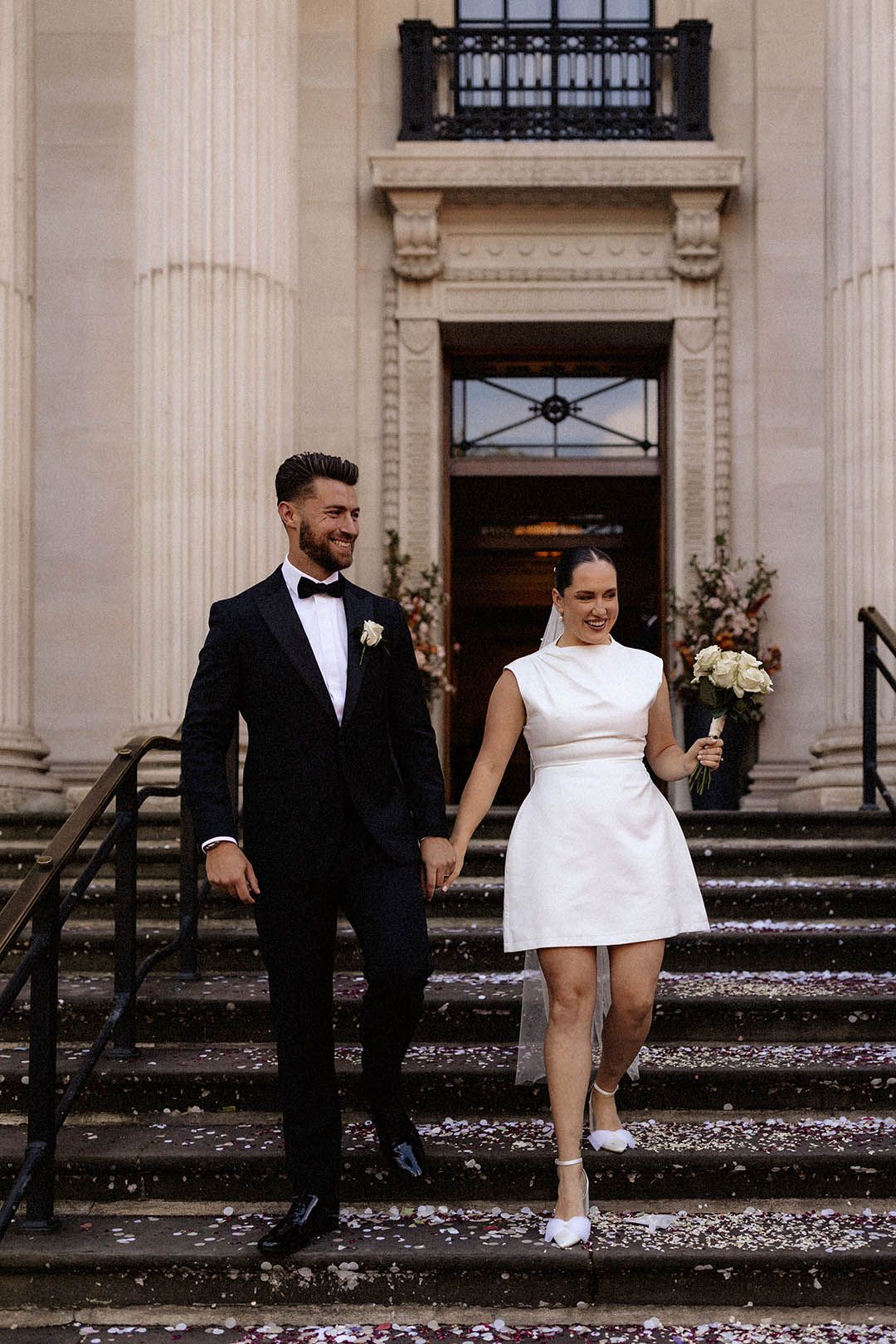 Couple Wedding Dresses For A Courthouse Wedding Civil Ceremony
