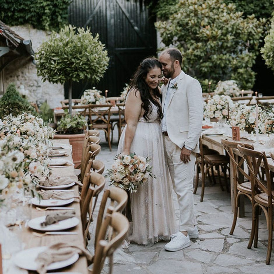 Catherine Deane Wedding Dress at Boho French Wedding