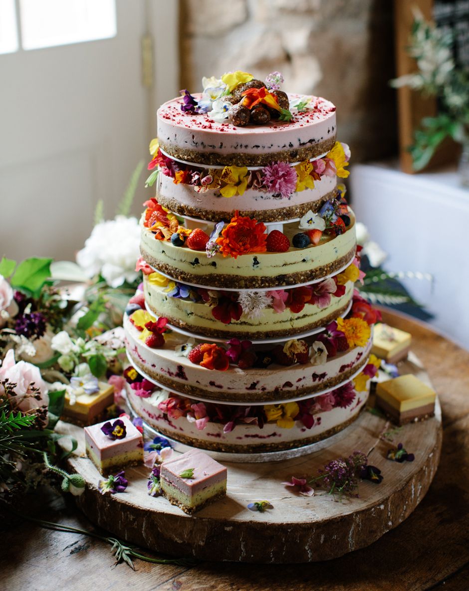 Unique Wedding Cakes with Whimsical Patterns and Textures - Weddingbells