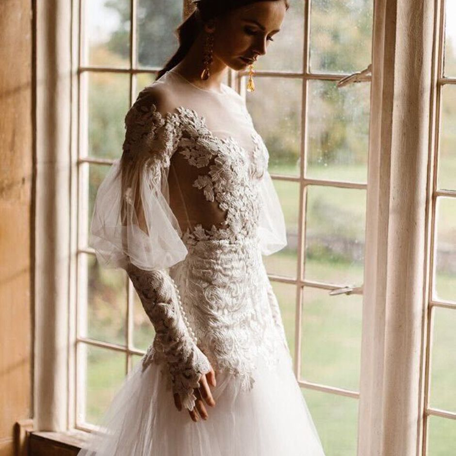 Drop Waist Wedding Dress | DressedUpGirl.com
