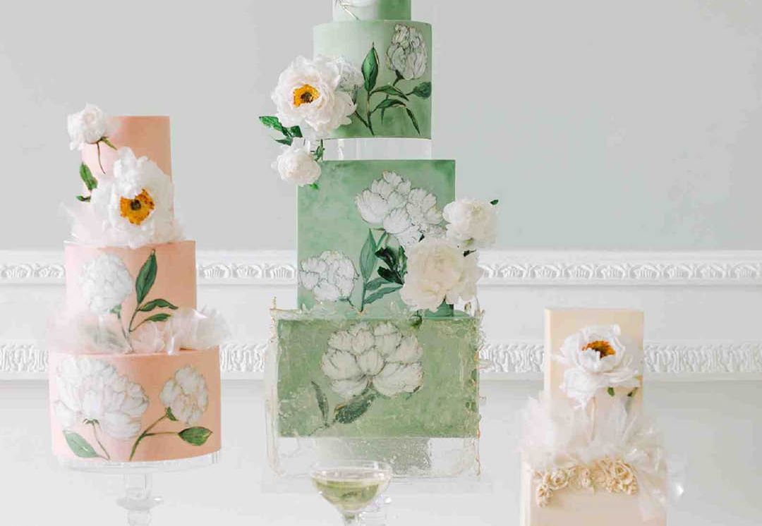 Pastel Green Wedding Inspiration in Country Mansion