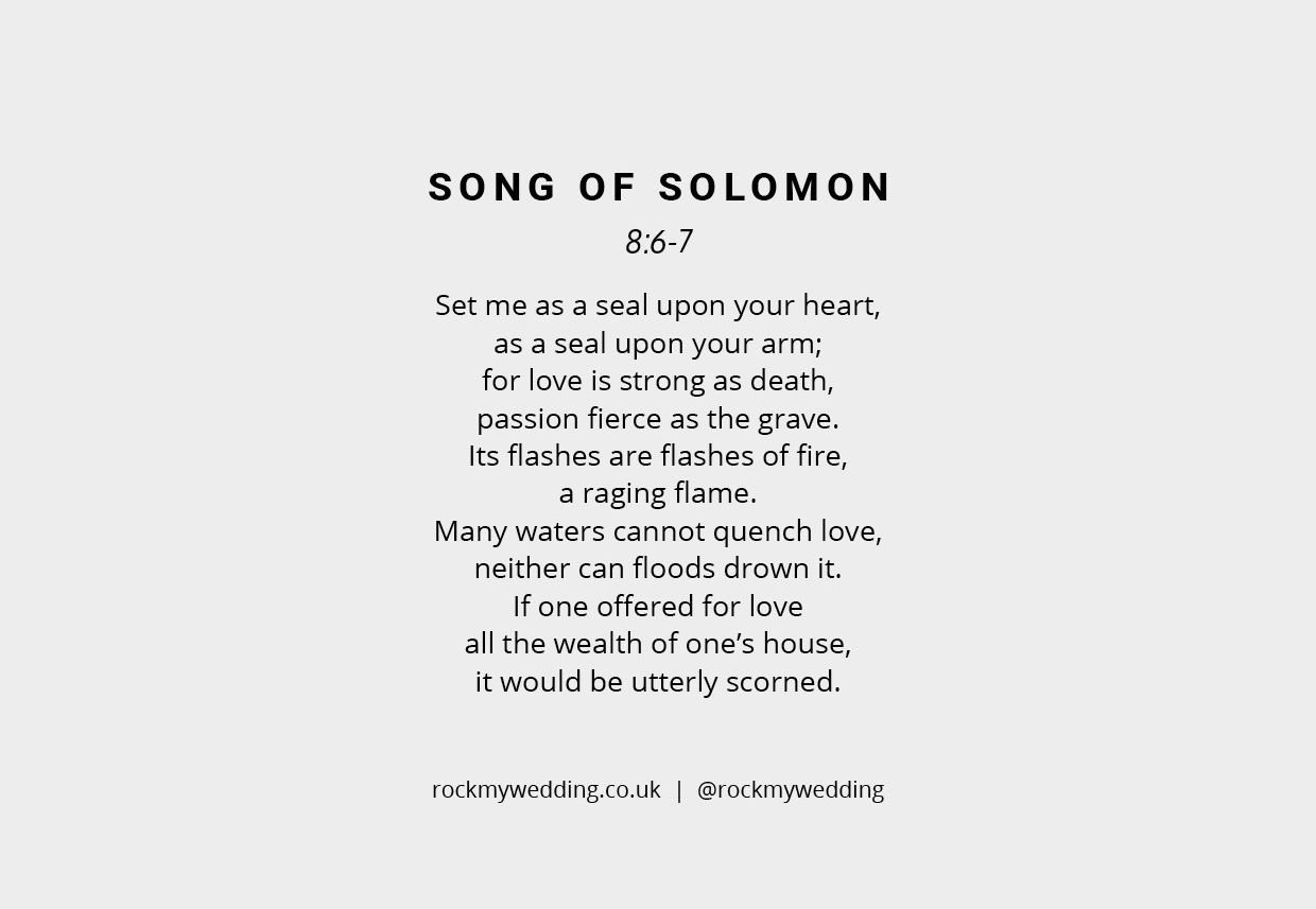 10 Popular Religious Wedding Readings From The Bible