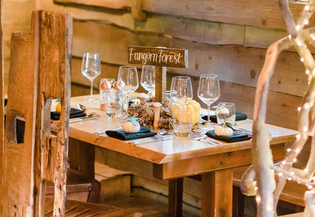 Alnwick Garden Treehouse Wedding With Tree Cake & Flower Crown