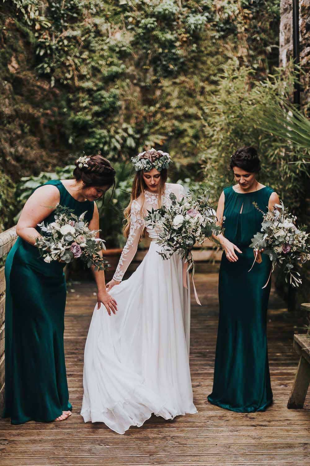 Green Bridesmaid Dresses Inspiration Rock My Wedding