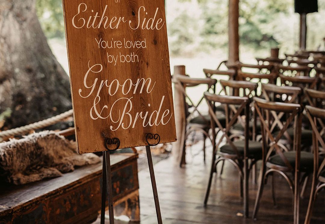 Love Spell Wedding Dress for Autumnal Wedding at The Dreys