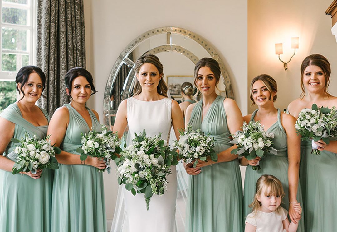 Mismatched Bridesmaid Dresses Inspiration Different Styles & Shades