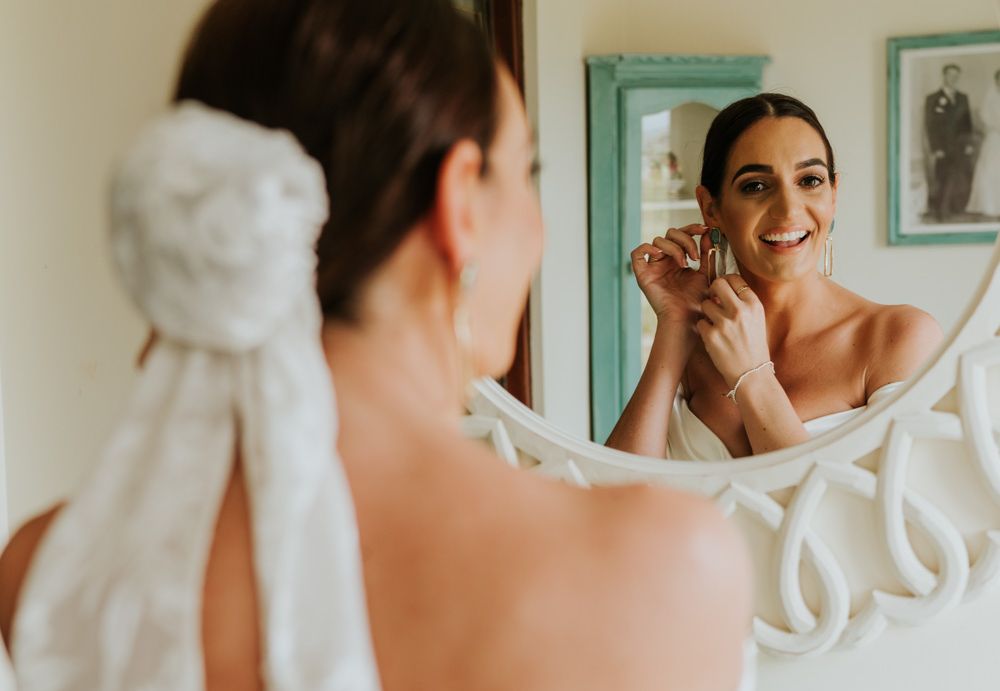 Bridal Bun With Veil by Grace Loves Lace