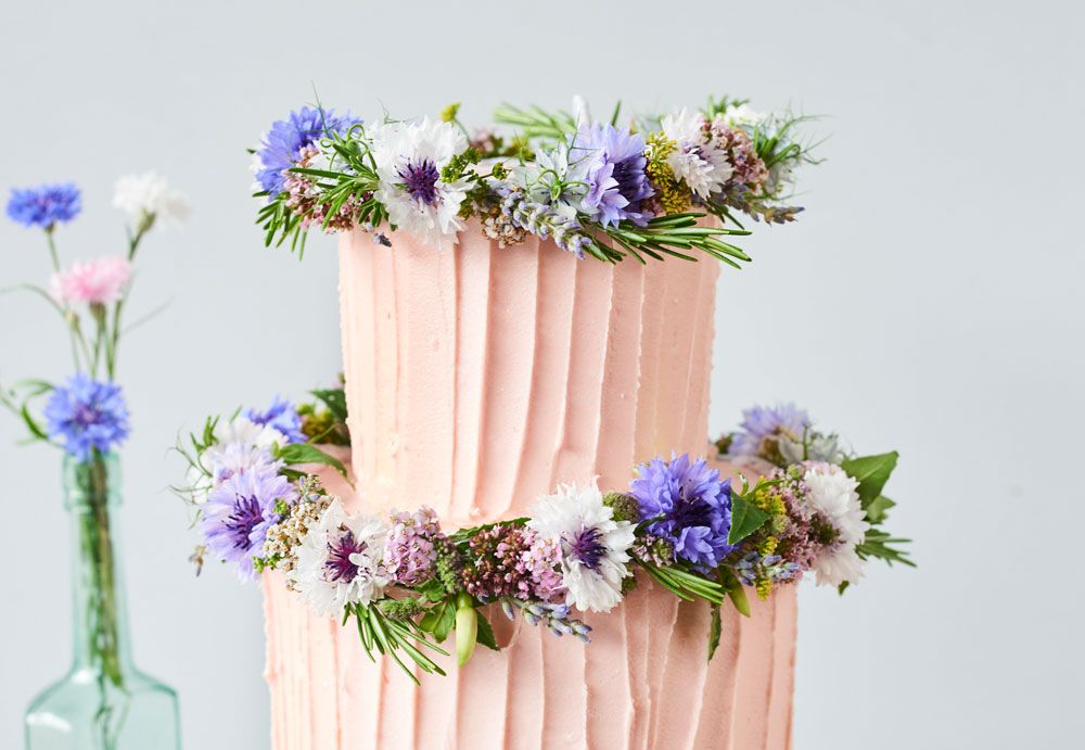How To Decorate With Edible Flowers For Cakes