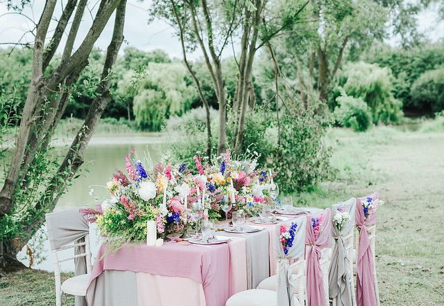 Wedding Ideas For Summer with Wildflowers & Boho Bridal Gown