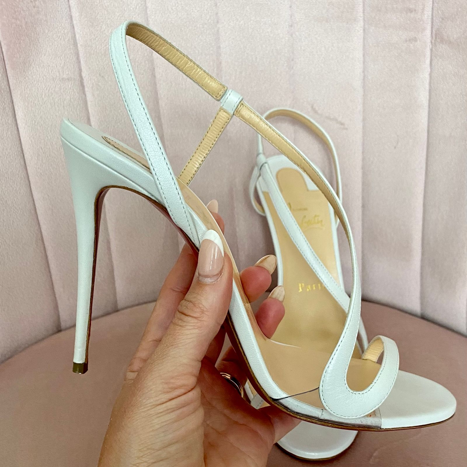 christian louboutin rosalie white