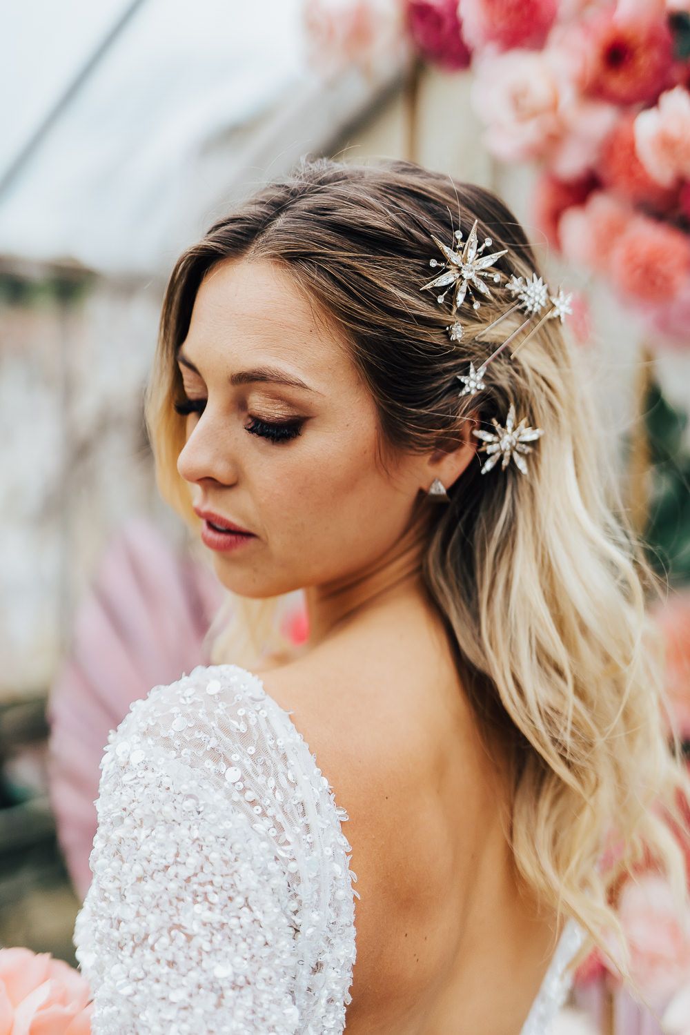 Trending Bridal Hairdos With Pearl Hair Accessories to add charm!