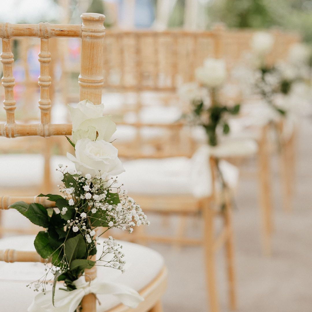Chair decorations for wedding ceremony Clearance