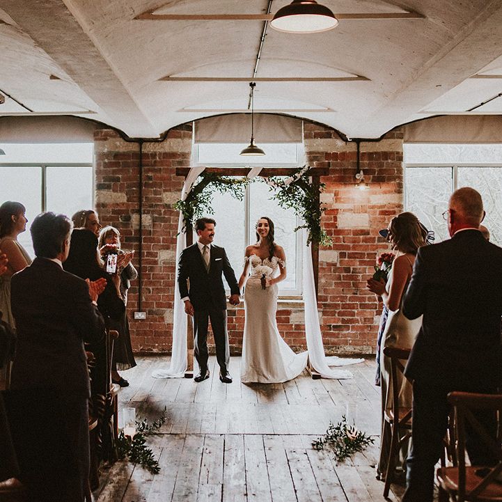 The Venue Halifax Wedding With Lace Bridal Gown