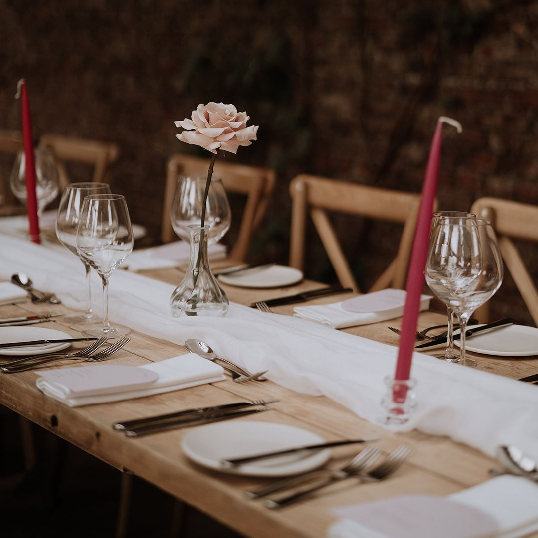 Red And Pink Wedding Theme at Middleton Lodge