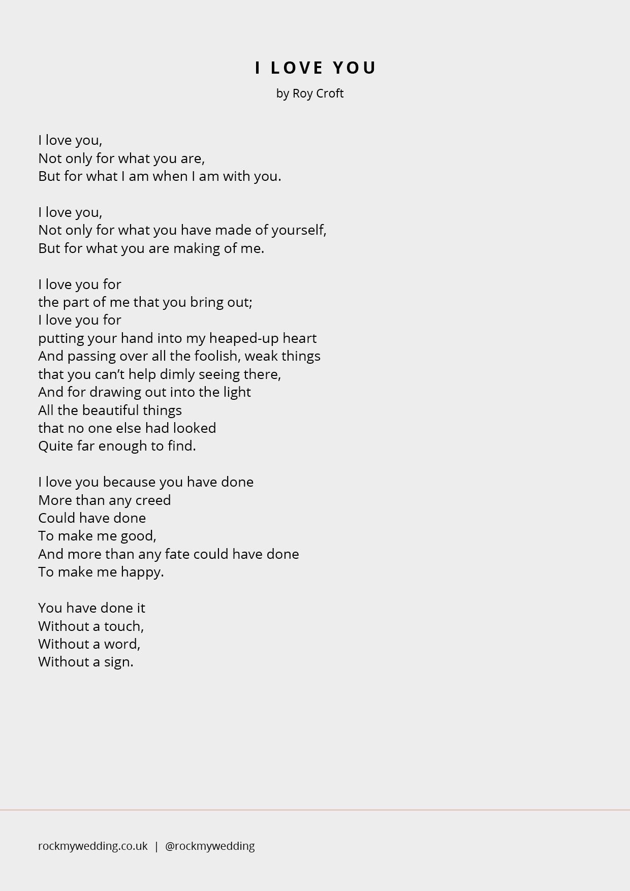 Wedding Poems Wedding Poems