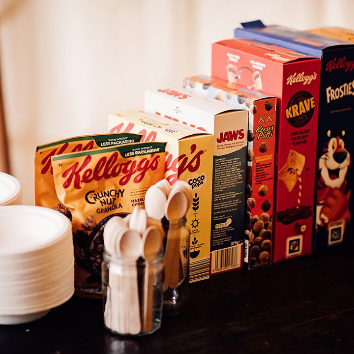 Callow Hall Wedding with Green Bridesmaid Dresses & Cereal Bar