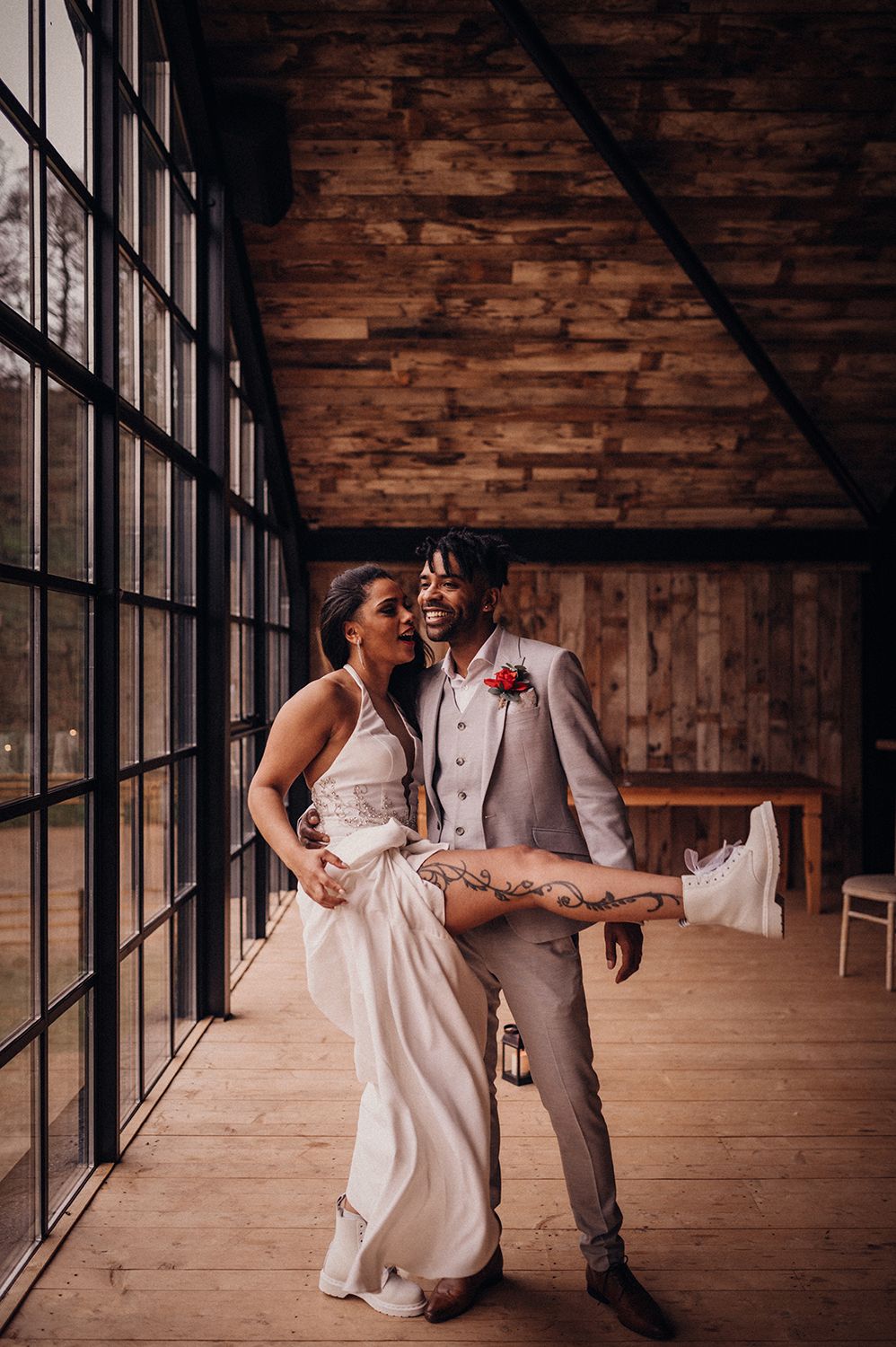 Wedding Dr Martens at Real Wedding Rock My Wedding