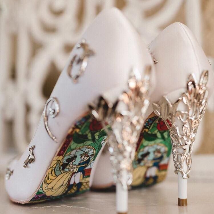 Beauty and the beast 2025 wedding shoes