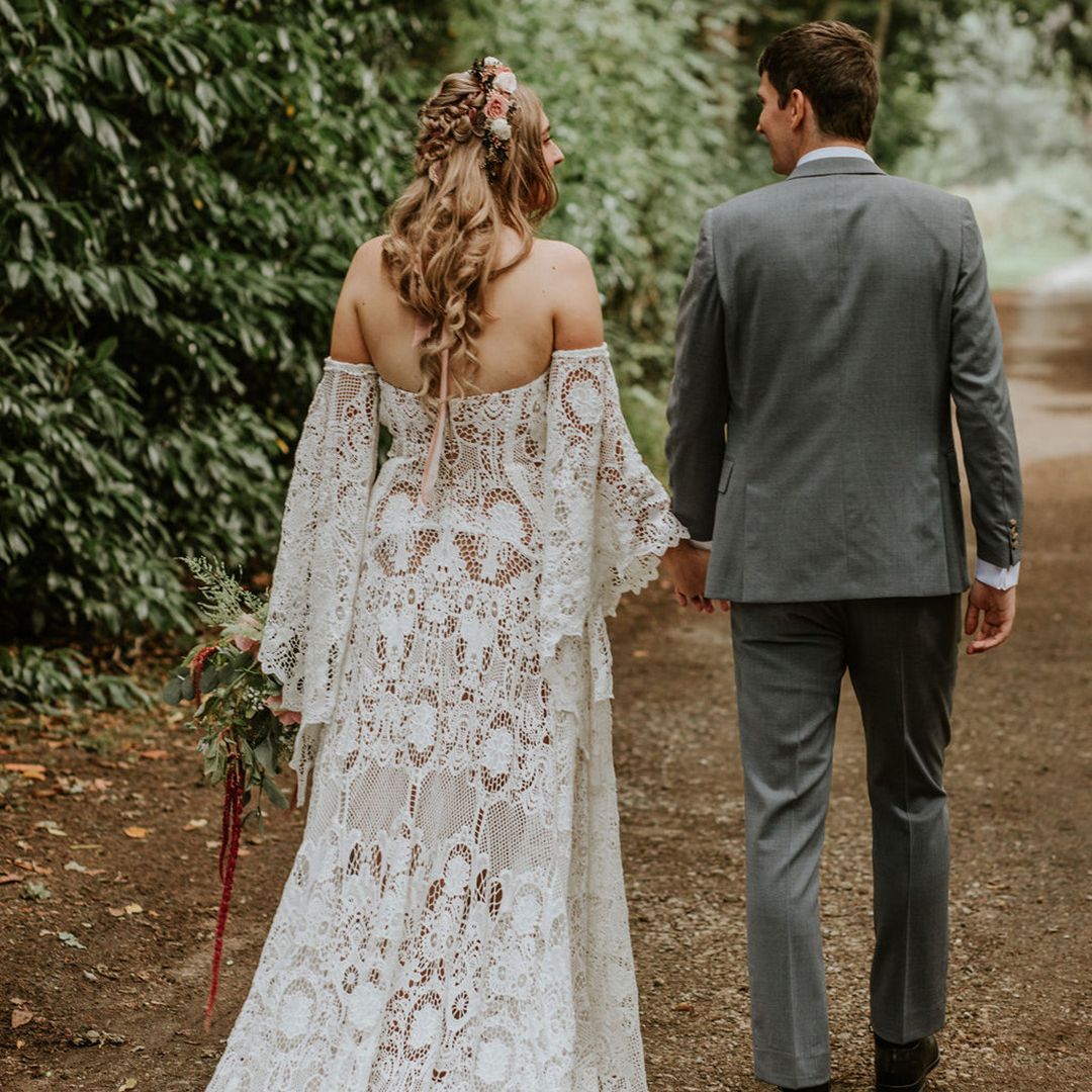Translucent lace wedding dress | Deep Dream Generator