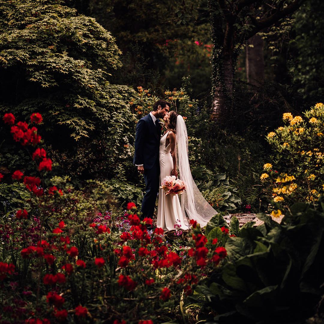 Rossie On The Earn Outdoor Wedding With Suzanne Neville Dress