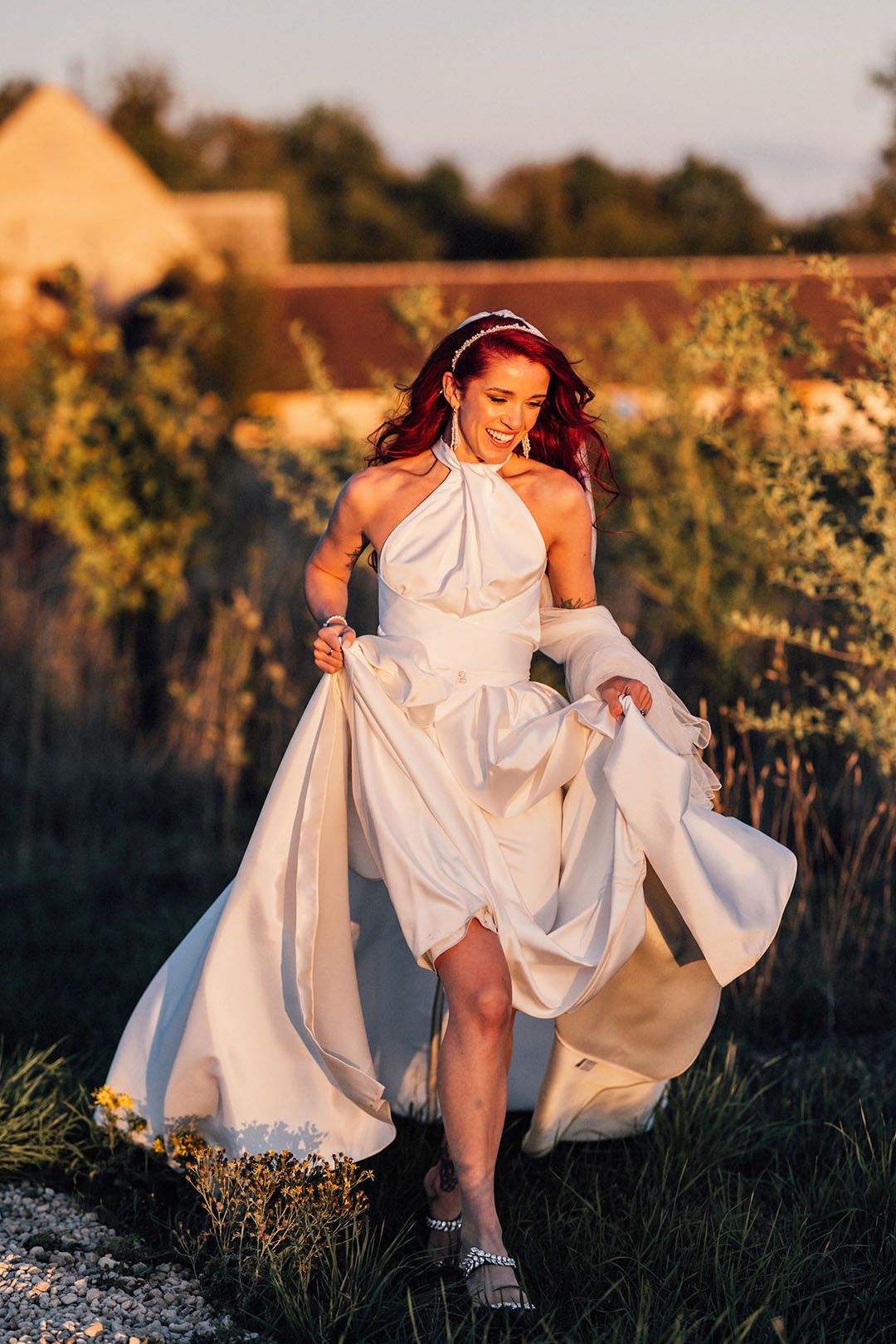 Wedding dress with black shoes Clearance