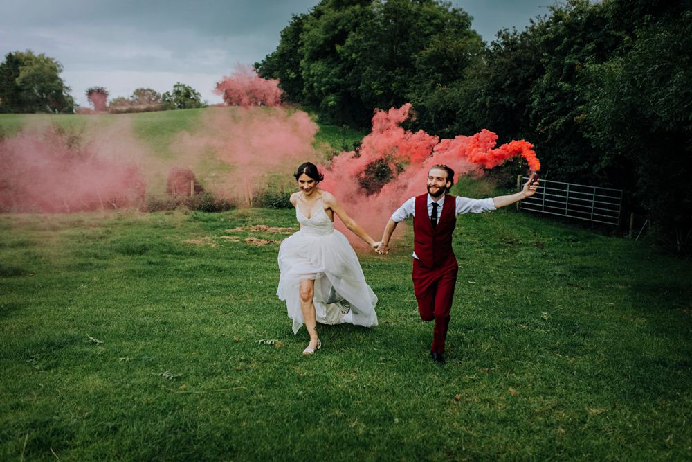 Stylish Woodland Wedding in Cheshire with Bride in Rosa Clara Naim Gown