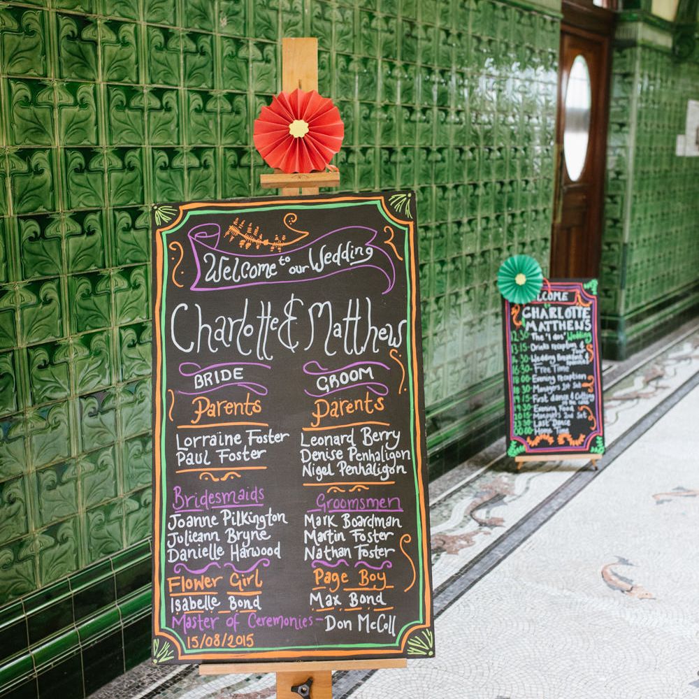 Colourful Wedding At Victoria Baths Manchester With Charlie Brear Gown