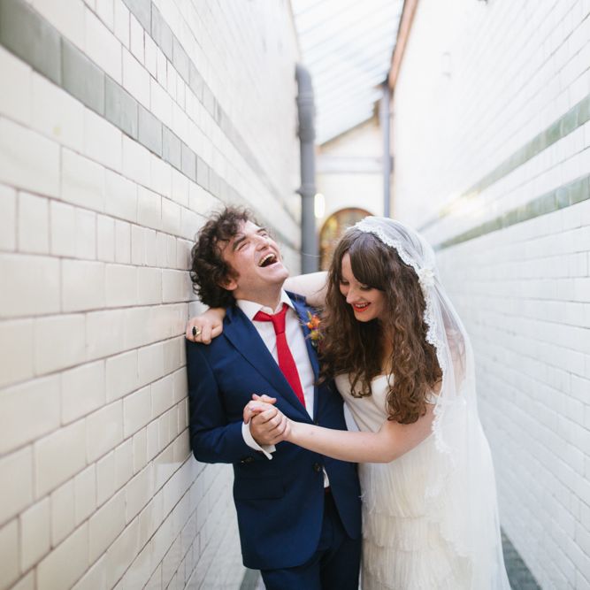 Colourful Wedding At Victoria Baths Manchester With Charlie Brear Gown