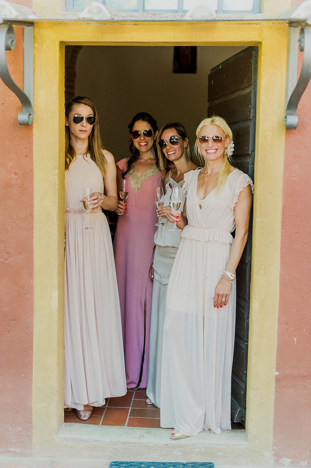 Intimate Wedding in Italy with Monique L'Huillier Bridal Skirt by Linda ...