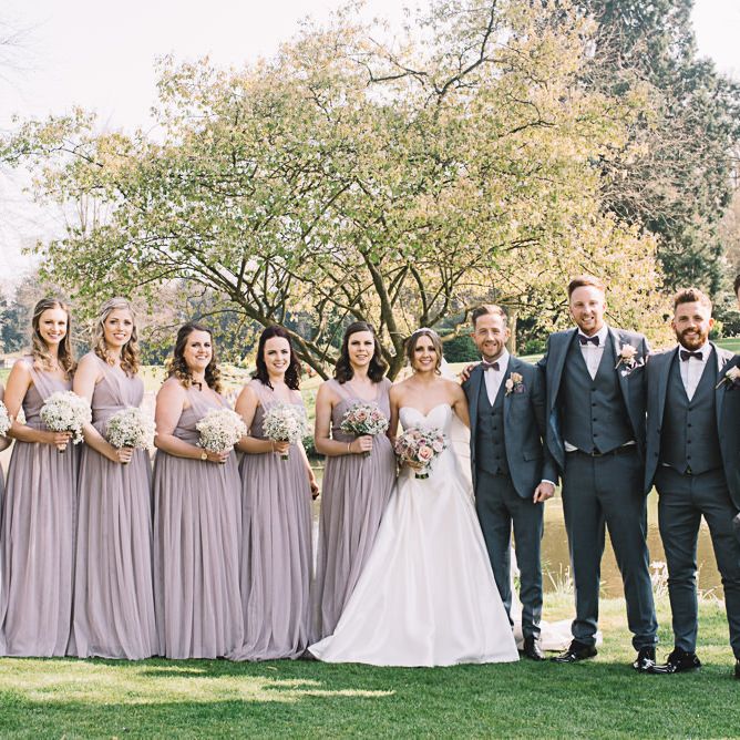 Dusky Purple/Heather Vintage Tea & Floral Decor at The Orangery